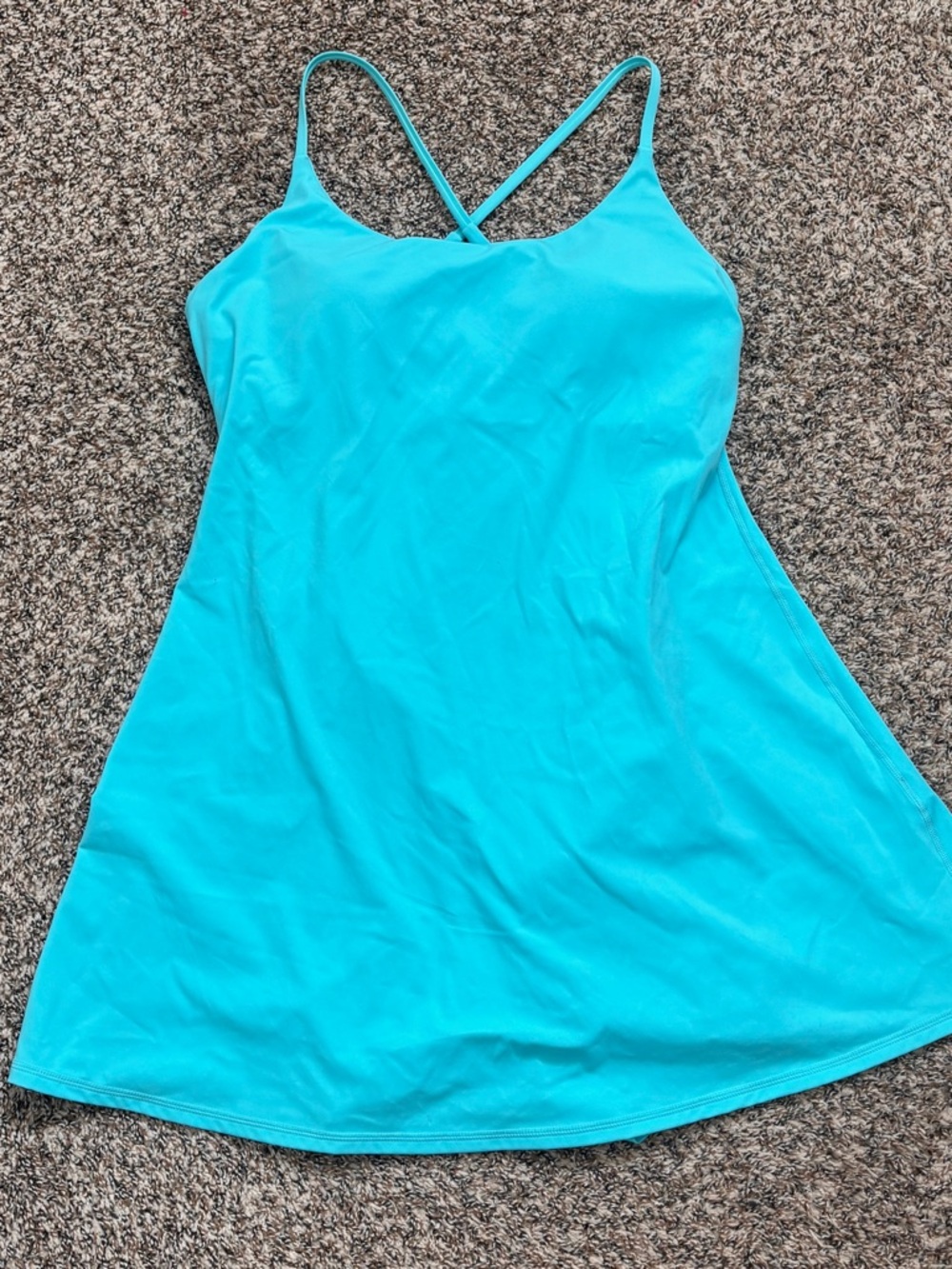 NWOT SoftlyZero Backless Active Dress - Easy Peezy Edition. Large